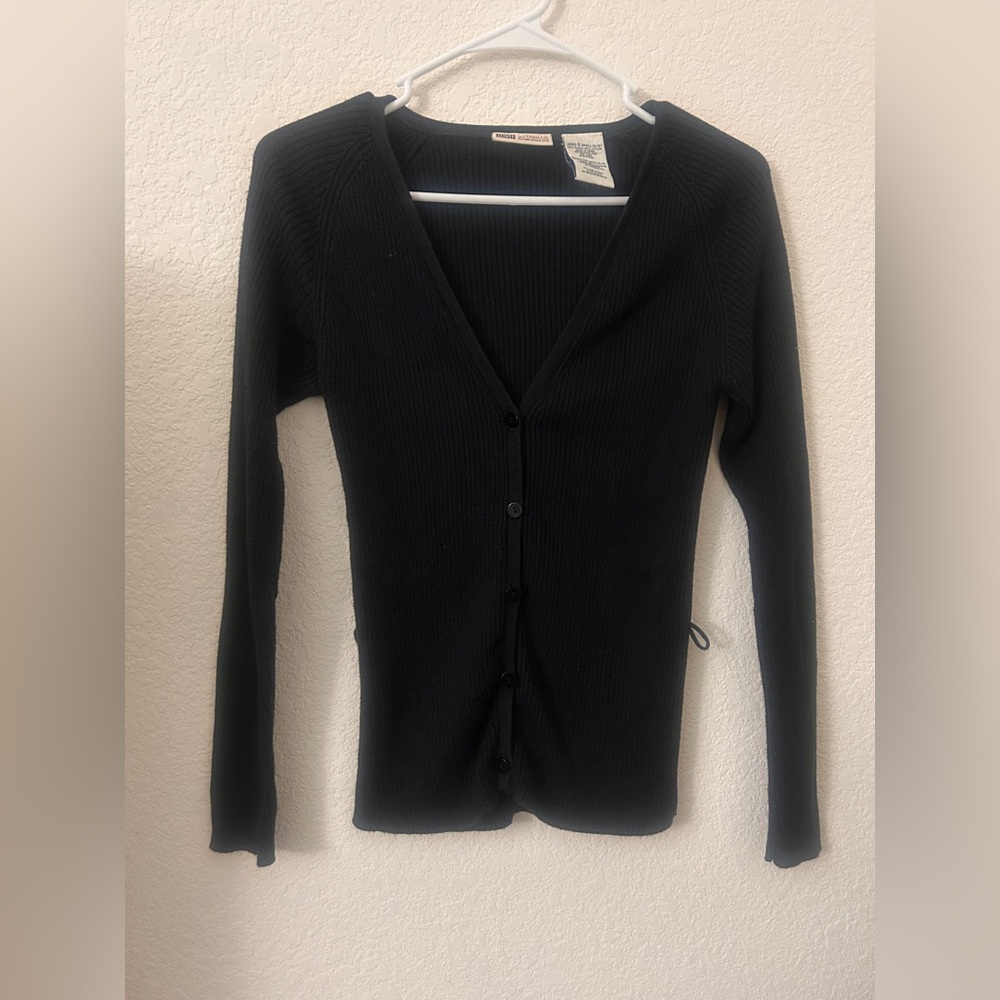 Faded Glory Women Small Button Front Cardigan